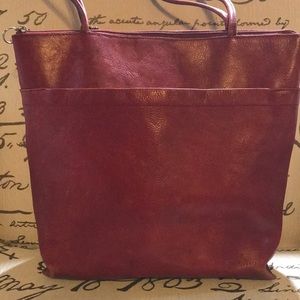 Wilsons Leather handbag with phone pouch - RED!